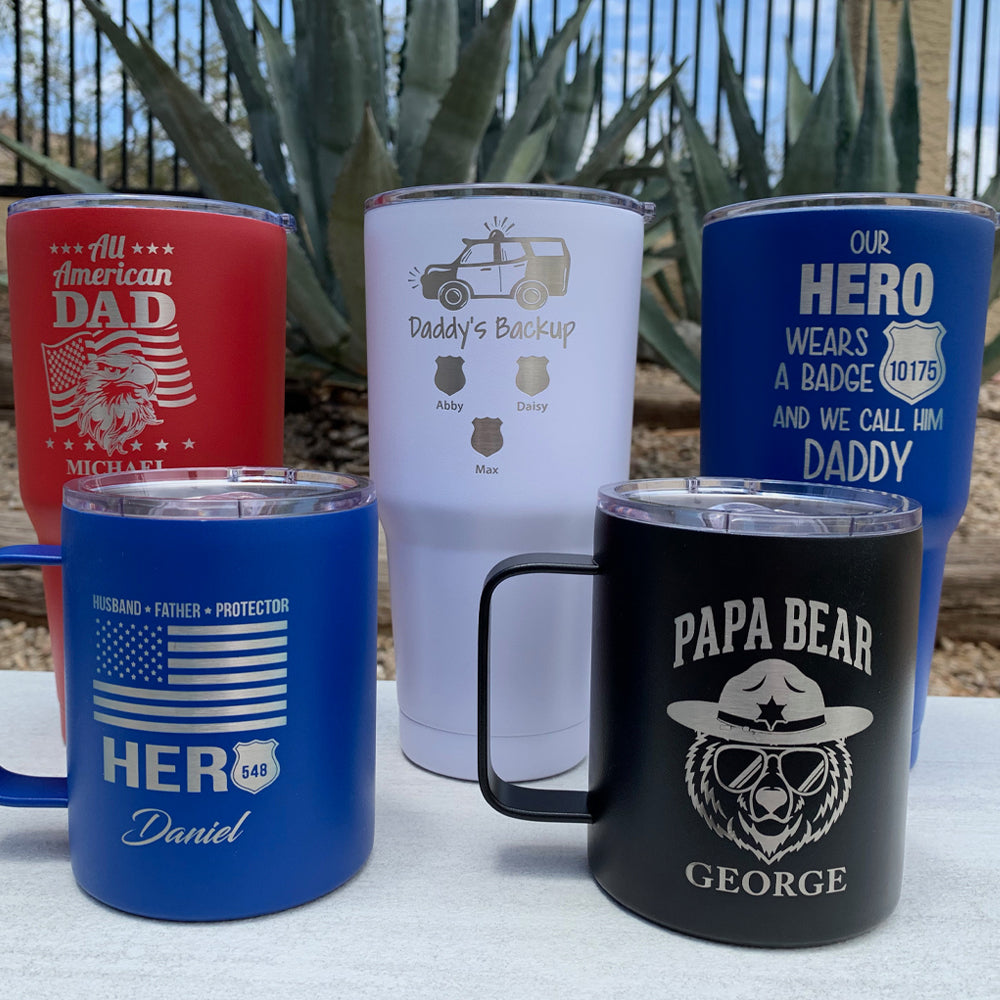 Personalized Tumblers and Mugs