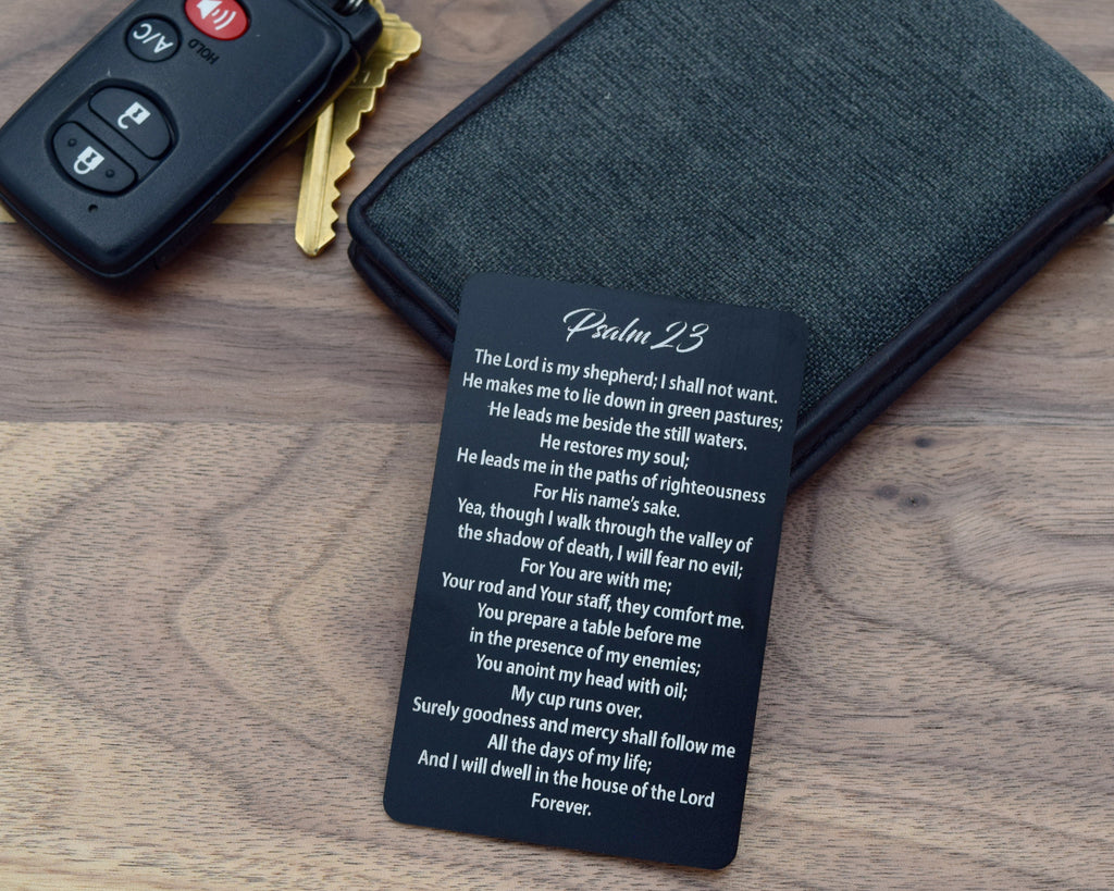 Custom K9 Memorial Card - Fits perfectly in your wallet to carry it with you always