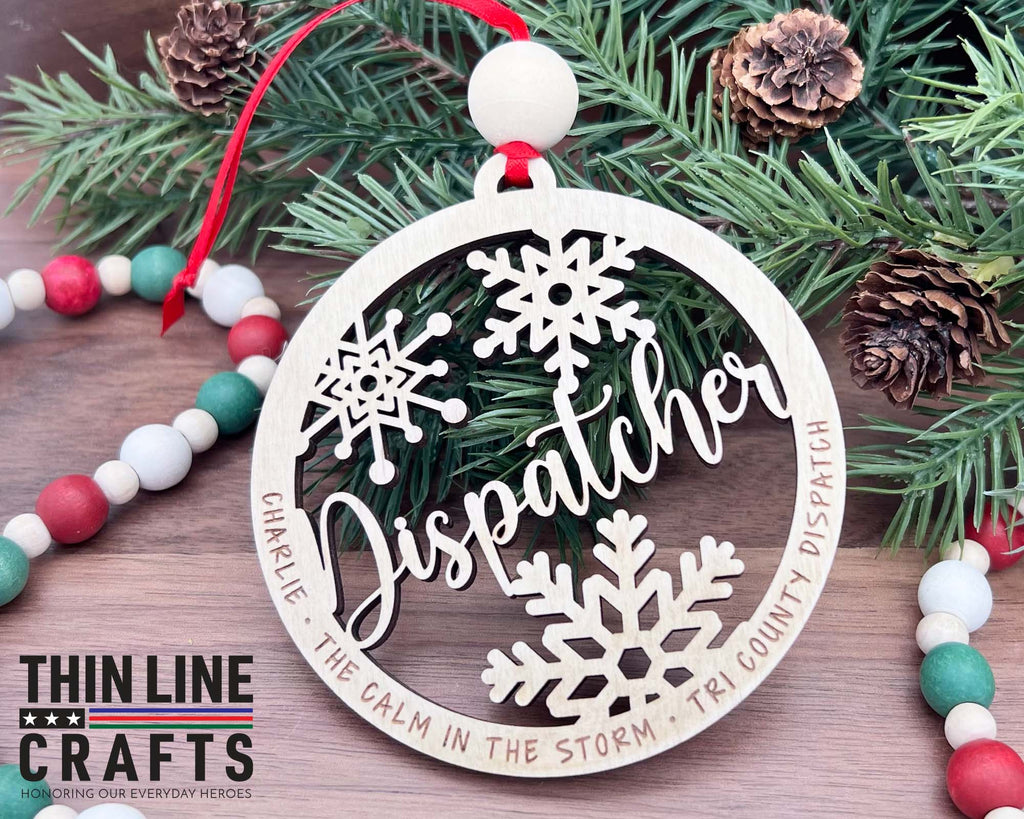 911 Dispatcher - First Responder Christmas Ornament